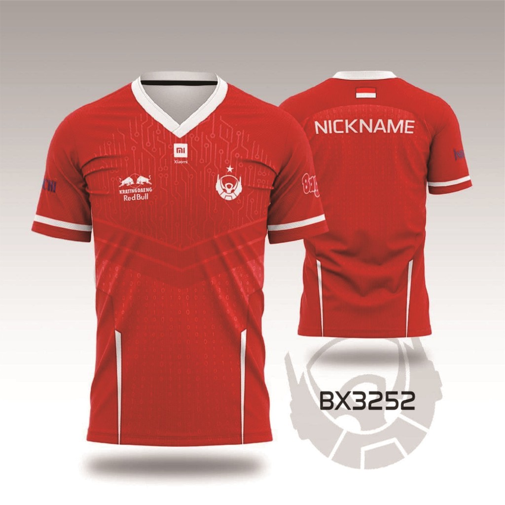 KAOS JERSEY BIGETRON TERBARU BAJU GAMING BTR 2021 EXCLUSIVE PREMIUM CUSTOM FREE NAMA