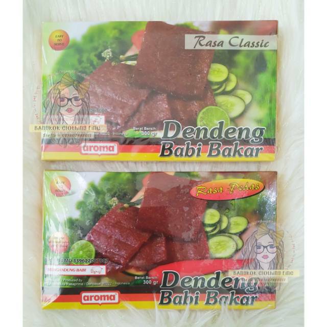 

AROMA Dendeng Babi Bakar Klasik Original / Pedas 300gr | Classic / Spicy