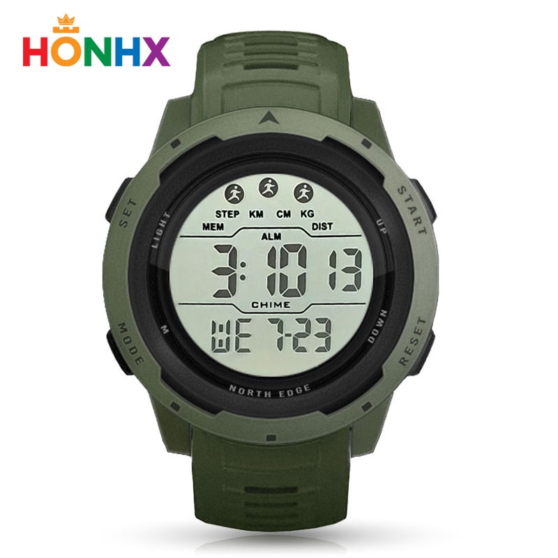 HONHX 2007 Jam Tangan Pria Digital Rubber WK-SBY