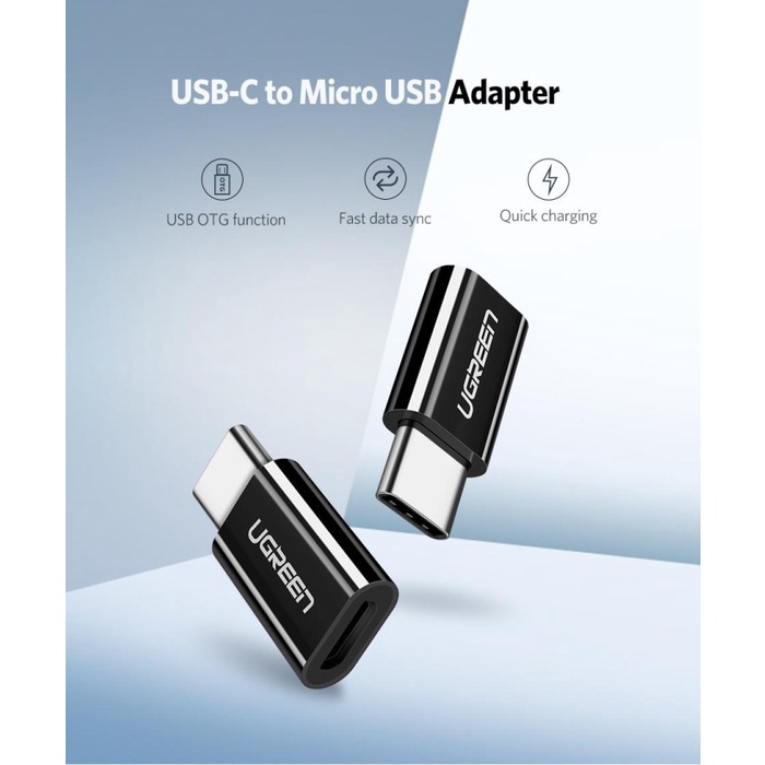 UGREEN Adapter OTG USB-C (M) to Micro USB (F) - US157