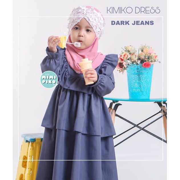 DRESS ANAK KIMIKO DRESS ORI BY MIMIPIKO