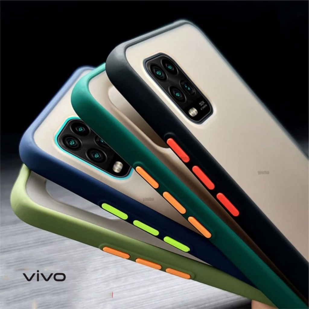 [Hybrid] Case Vivo Y91 Y51 Y95 Y91C Y17 Y12 S1 Pro Y30 Y20 Y19 Y93 My Choice Fuze Matte Hybrid