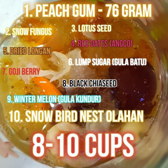 

[[BISA COD]] Paket Peach Gum Collagen Dessert untuk 8 porsi