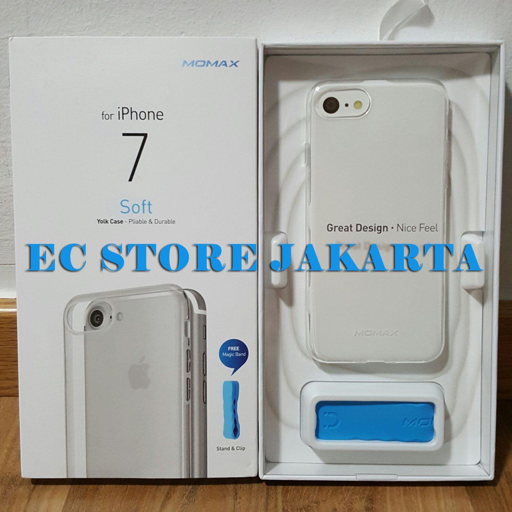 Original Momax Yoke 0.6 mm Ultra Thin Soft TPU Case iPhone 7
