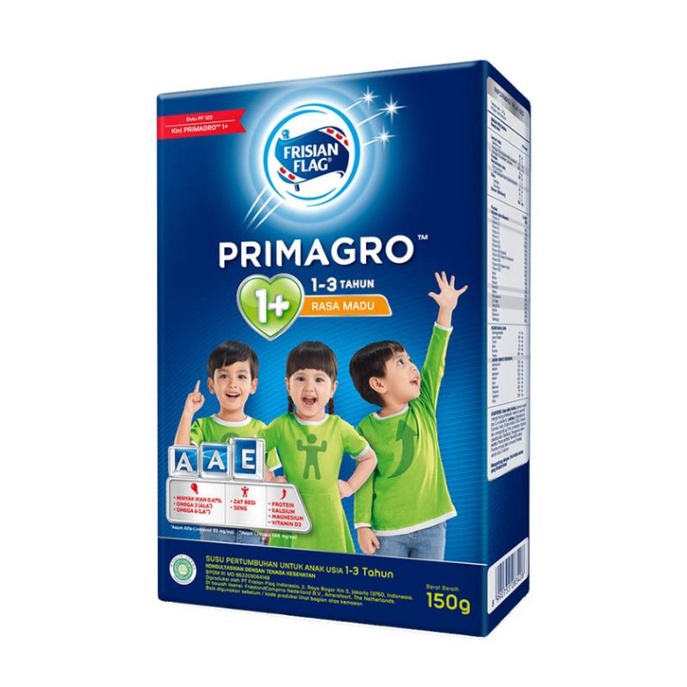 

FF Primagro 1+ Frisian Flag Susu Bubuk Bendera Dulu FF 123 Rasa Madu 120 g