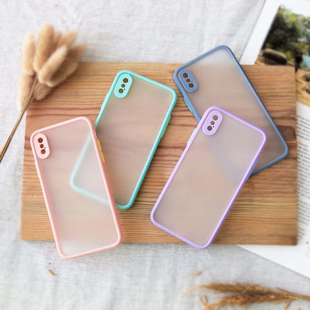 SOFTCASE MACARON IPHONE 6 6PLUS 7 7PLUS 8 8PLUS 11 11PRO MAX 12 12PRO MAX X/XS XR XS MAX CAMERA PROTECTOR