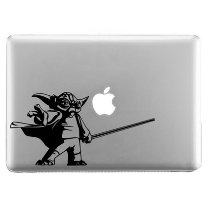 Garskin laptop Stiker Star Wars Jeda Master Yoda Sticker HP Decal