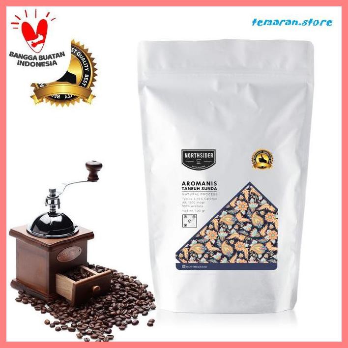 

Kopi- KOPI BIJI ARABIKA AROMANIS NATURAL - 100GR NORTHSIDER COFFEE - BIJI KOPI -Biji-Kopi.