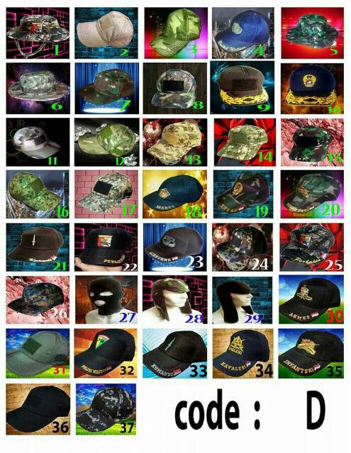 Topi army topi loreng topi TNI