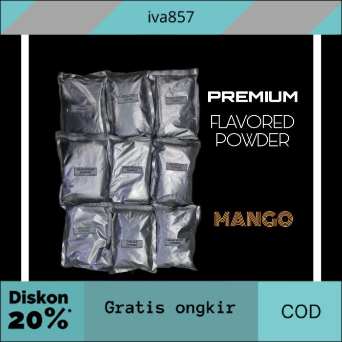 

PROMO MANGO PREMIUM FLAVORED POWDER 500GR GRATIS ONGKIR