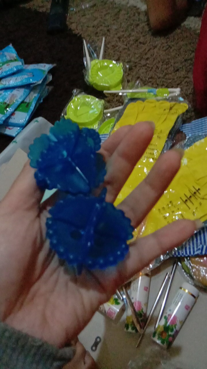 Alat Bantu Pembersih Baju Mesin Cuci  Bola Laundry Ball Karet Rubber