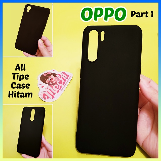 Case Hitam Oppo F11 PRO F15 F1S F3 Plus F3+ F5 YOUTH F7 F9 F17 F19 F1+ PLUS R9 X9009 F1 F1f A35 A59 