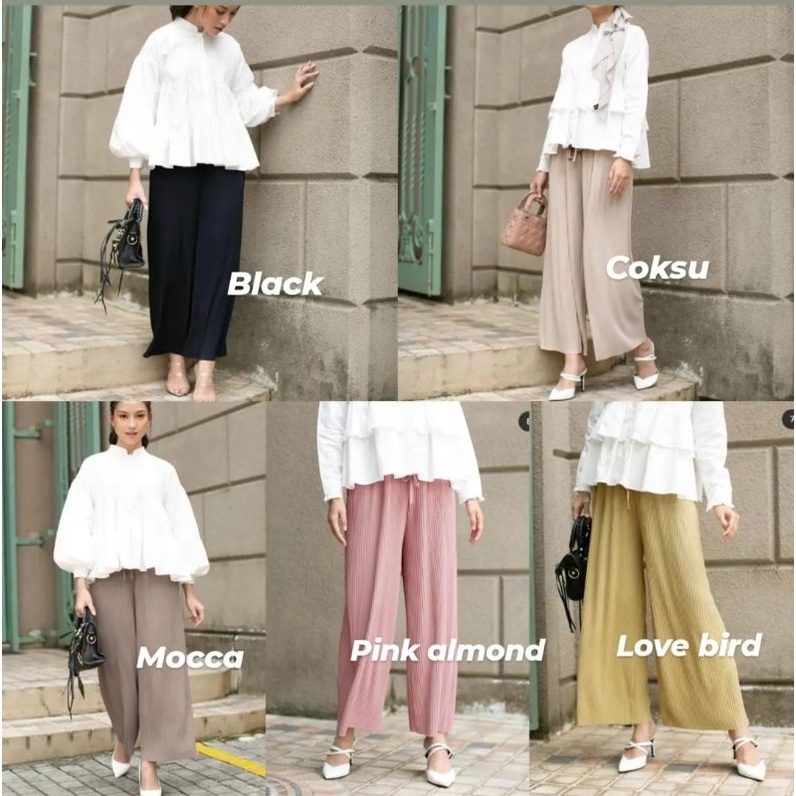 EAZY PLISKET PANTS BY GONEGANI