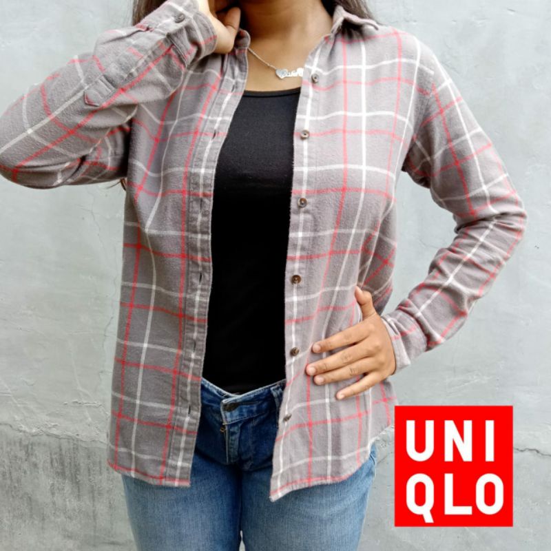 flanel second UNIQLO