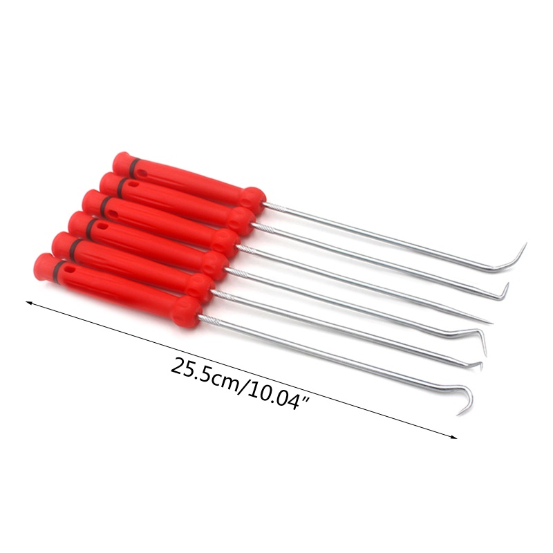 Kiss 6 Pcs Alat Pelepas Seal O-ring Oli Kendaraan Dengan Hook Pengait