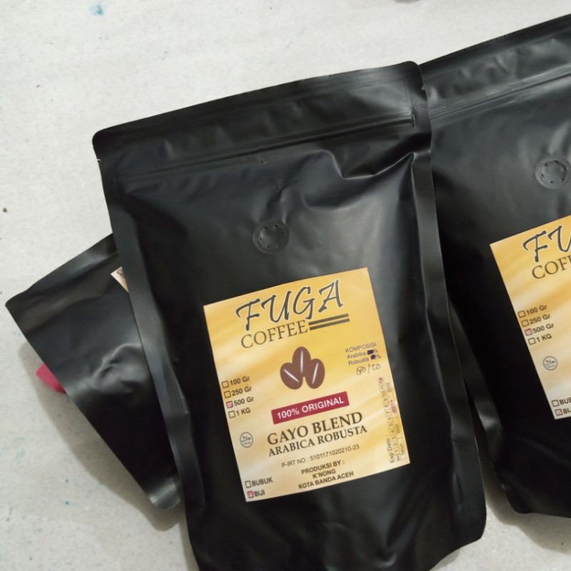 

Kopi Aceh Gayo Original Blend Arabika Robusta 500 Gram