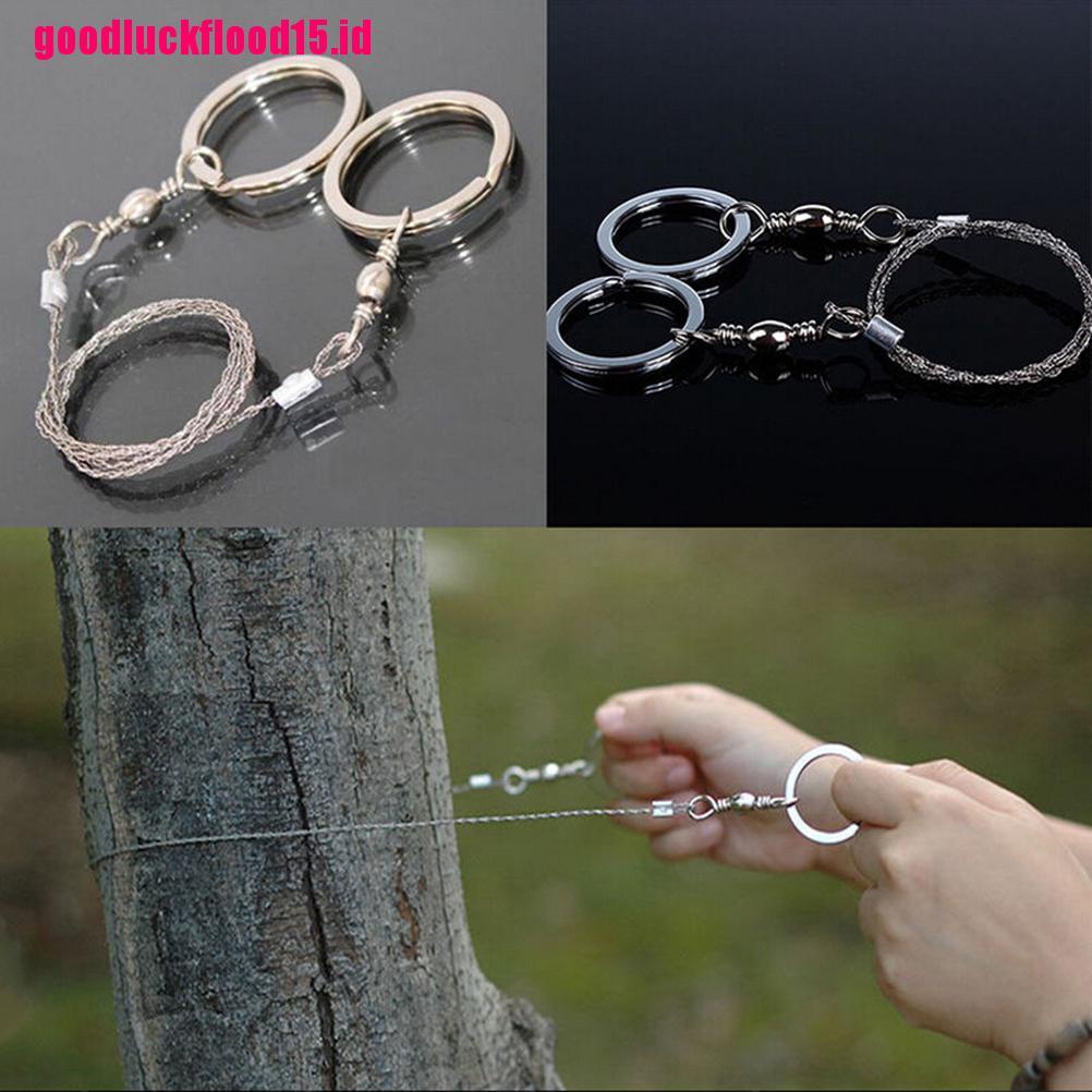 {LUCKID}Emergency Survival Gear Steel Wire Saw Camping Hiking Hunting Climbing Gear New