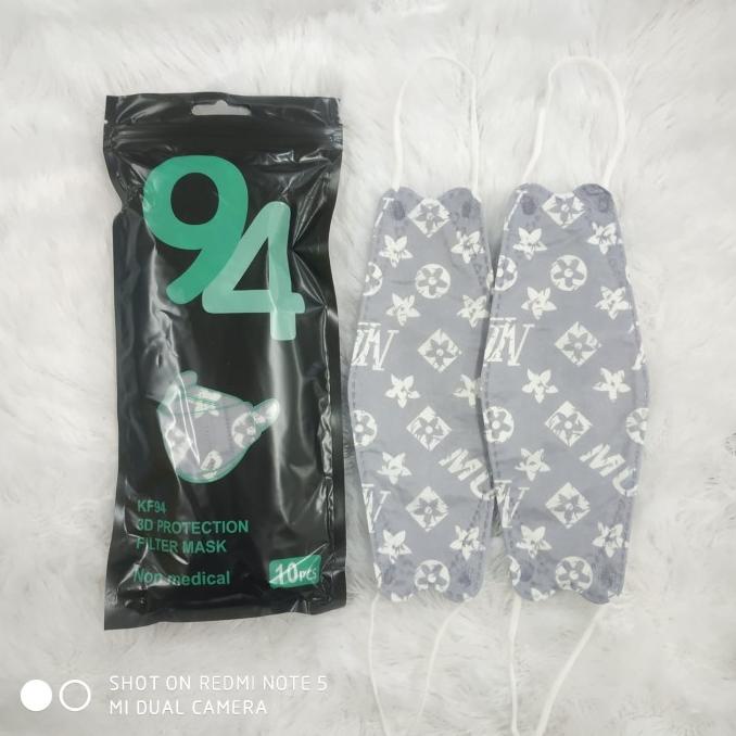 Bintang Makmur - Masker KF94 Korea Motif LV Isi 10pcs
