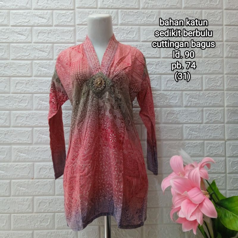 PRELOVED BAJU BATIK WANITA / (PART 1) / PL ATASAN BATIK WANITA / BAJU BEKAS-2
