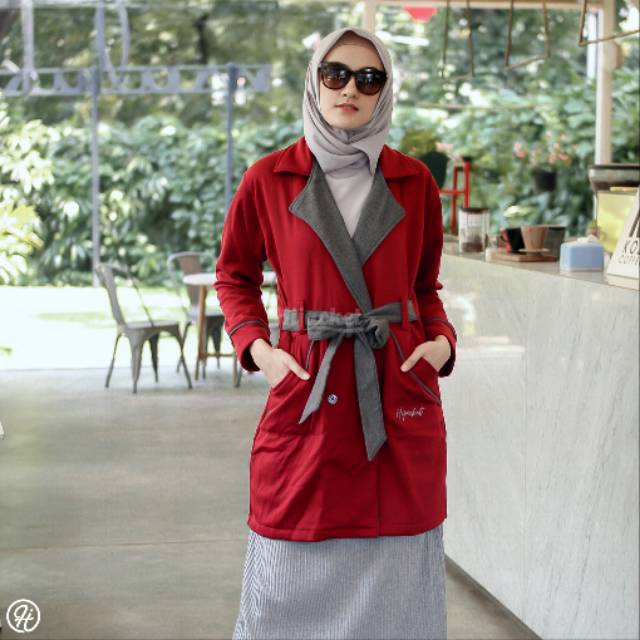 Jaket Hijaber Muslimah Hijacket Elnara-3