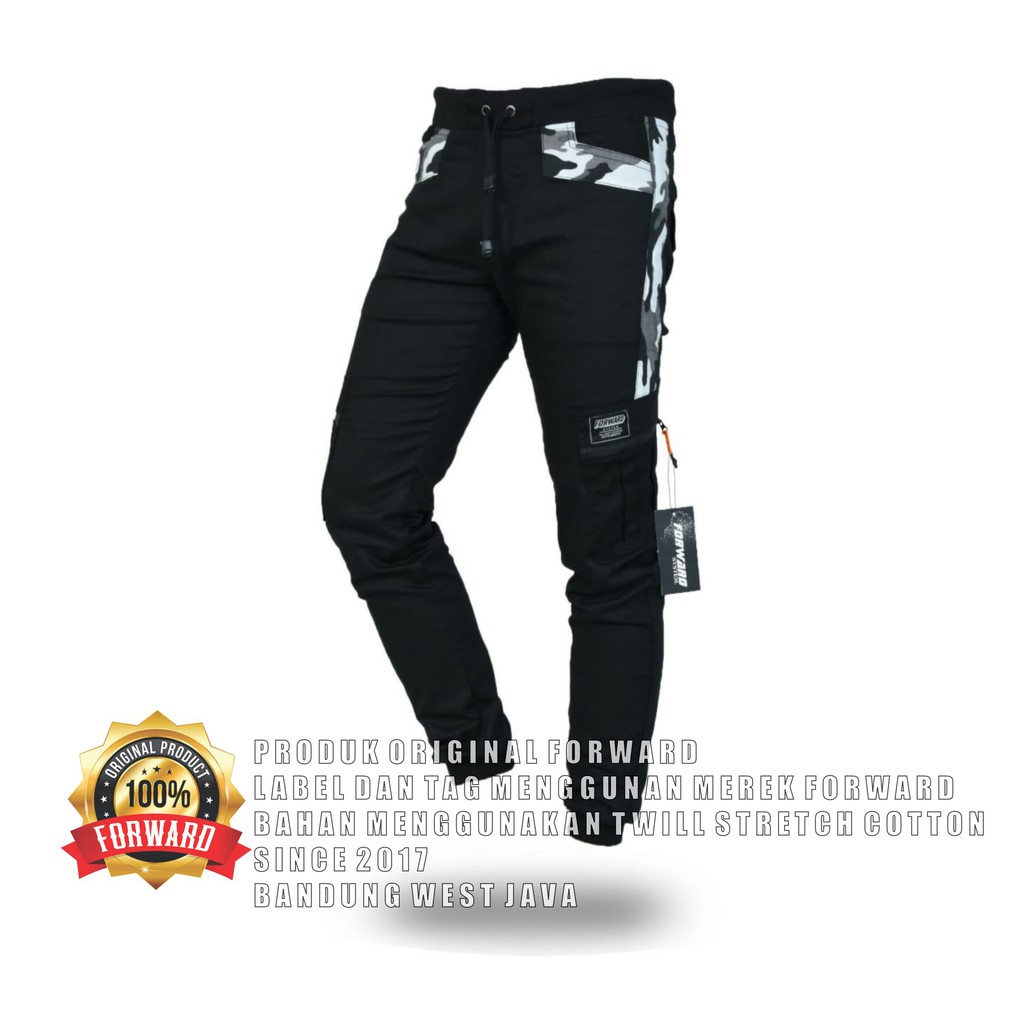 Celana Pria Joger Cargo Tactical Original Forward