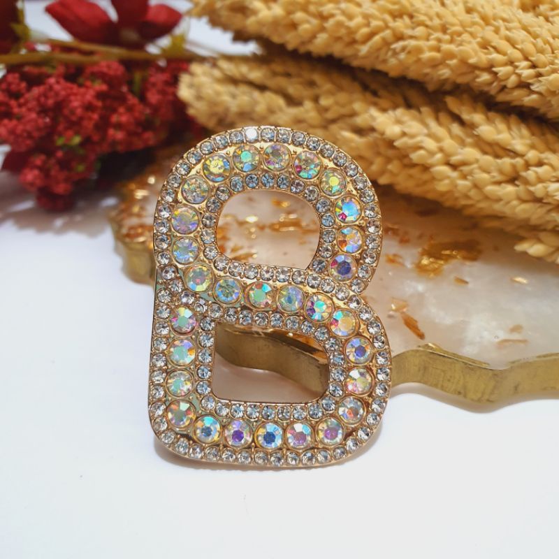 Brooch Buttonscarves KW / Bross Buttonscarves KW / Bross Button KW-018 Gold