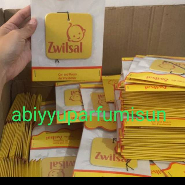 Paket Reseller Parfum Mobil Zwitsal Baby (50 pcs) / Pengharum Mobil / Pewangi Mobil / Switzal Baby