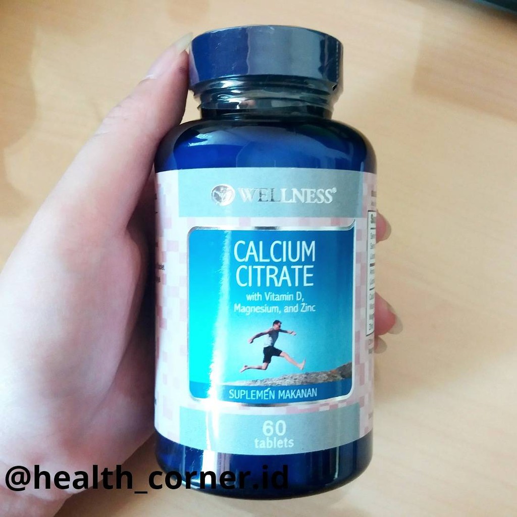 Wellness Calcium Citrate 60 tab