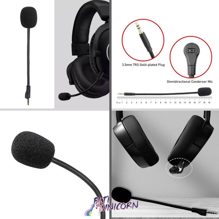 Mic Logitech G Pro X Gaming Headset Microphone Replacement