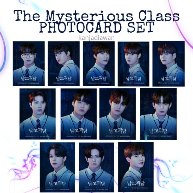 12pcs Photocard Treasure Drama The Mysterious Class Fankit
