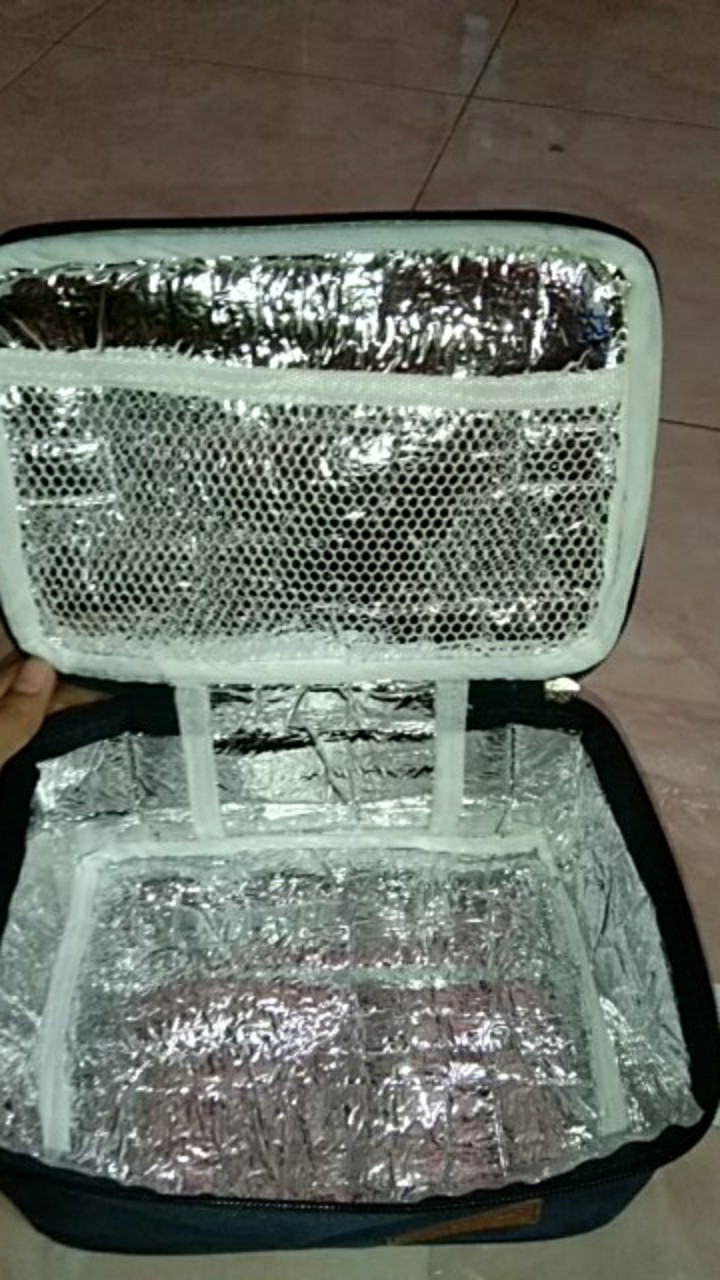 Tas Bekal Makanan Yooyee Mini Lunch Bag Polos Cooler Bag Aluminium Foil Lunch Box Kotak Makan Set