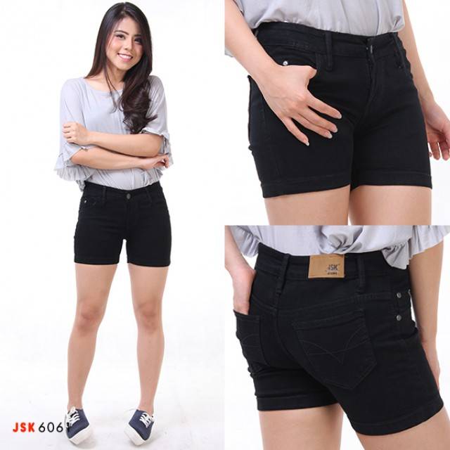 Celana Pendek Hotpans Wanita Jeans Denim Import JSK Jeans