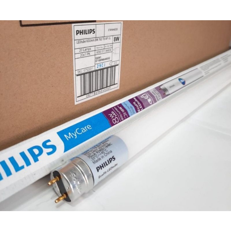 LAMPU PHILIPS TL LED ECOFIT 8WATT - PUTIH