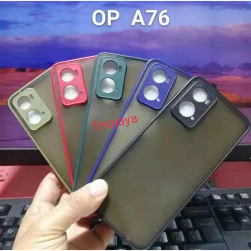 Case Aero My Choice Oppo A76 Silikon Dove Pelindung Camera