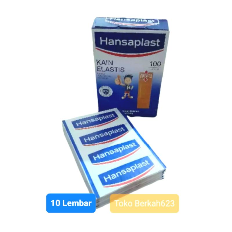 HANSAPLAST Kain Elastis Paket 10 Lembar - Pelindung Luka