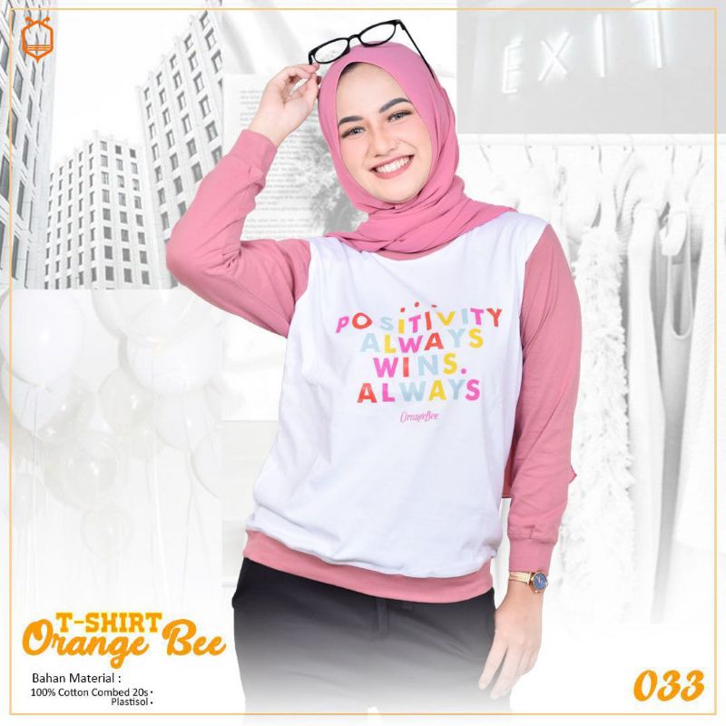 T-shirt Orange Bee 033