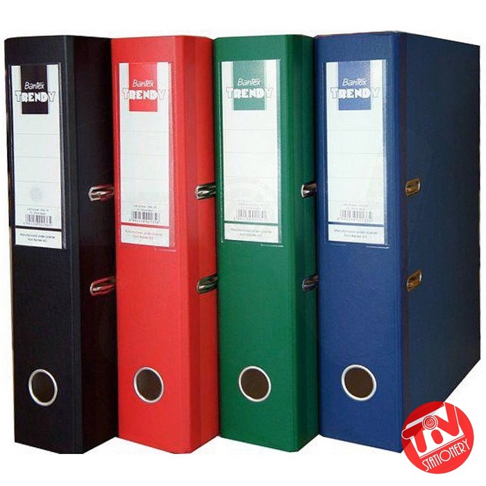 

Binder Plastik - Binder Loose Leaf - Binder Polos Ordner Bantex Trendy Folio 1446 - Laf Fc 7Cm -
