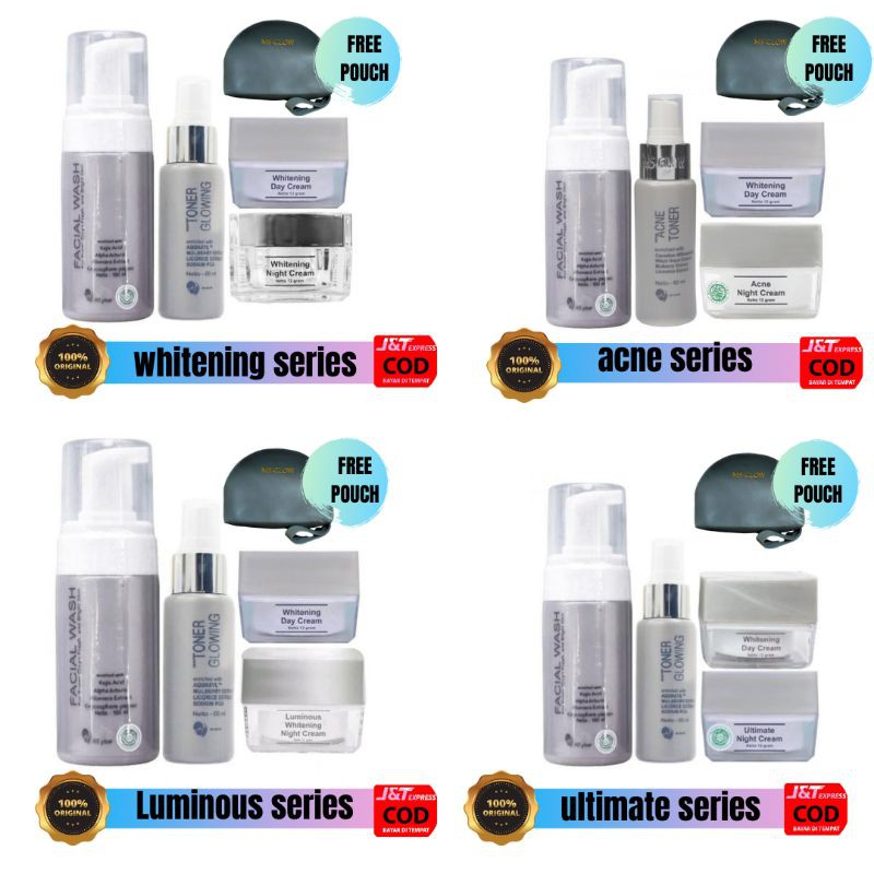 MSGLOW PAKET WAJAH / MS GLOW ORIGINAL SKINCARE BPOM