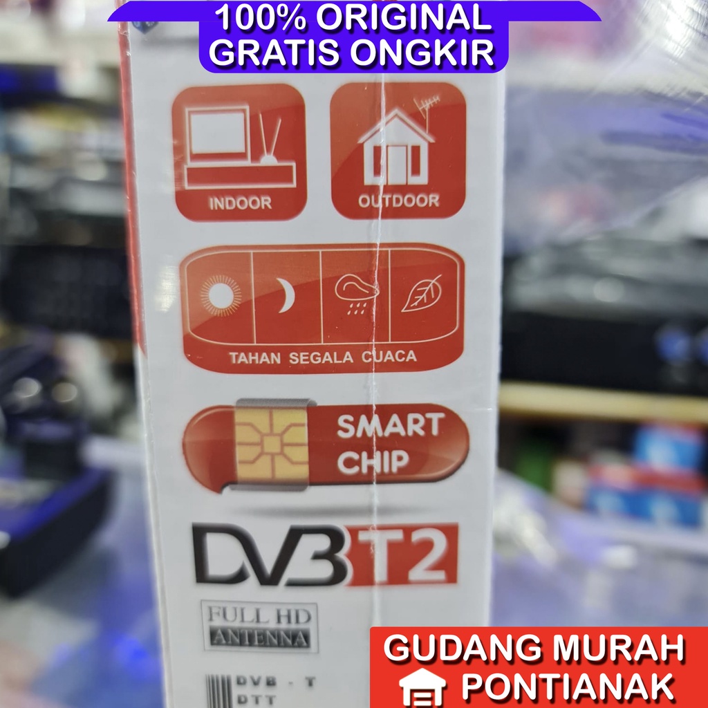 Antena Digital Score / Aoki DV3  Indoor dan Outdoor mendukung SET TOP BOX (STB)