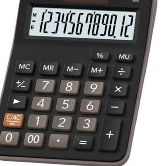 

Baru KALKULATOR DESKCASIO MX-12B - ORIGINAL & GARANSI RESMI CALCULATOR ,.