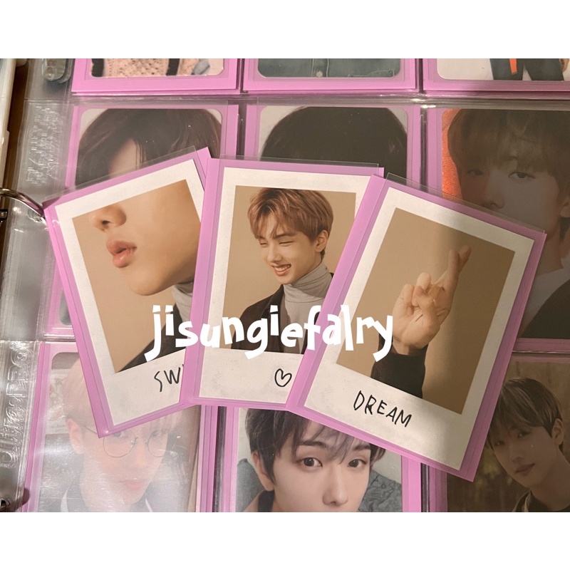 [BOOKED] pola polaroid sg20 jisung set