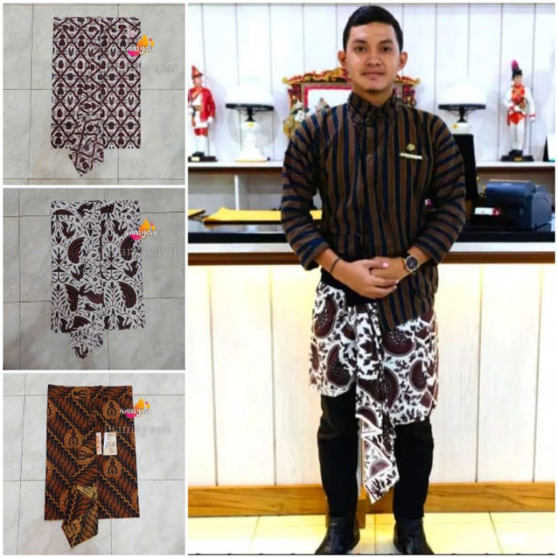 Sapit Urang / Jarik Cowok Pendek - Motif Batik Lengkap