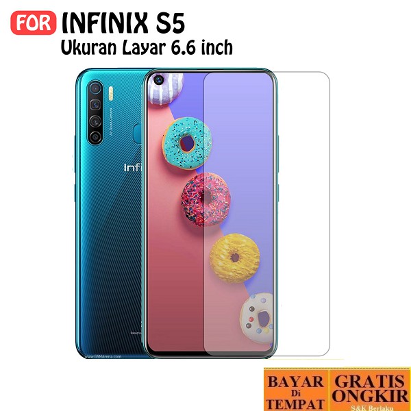 Tempered Glass Infinix S5 Premium Quality Anti Gores Kaca