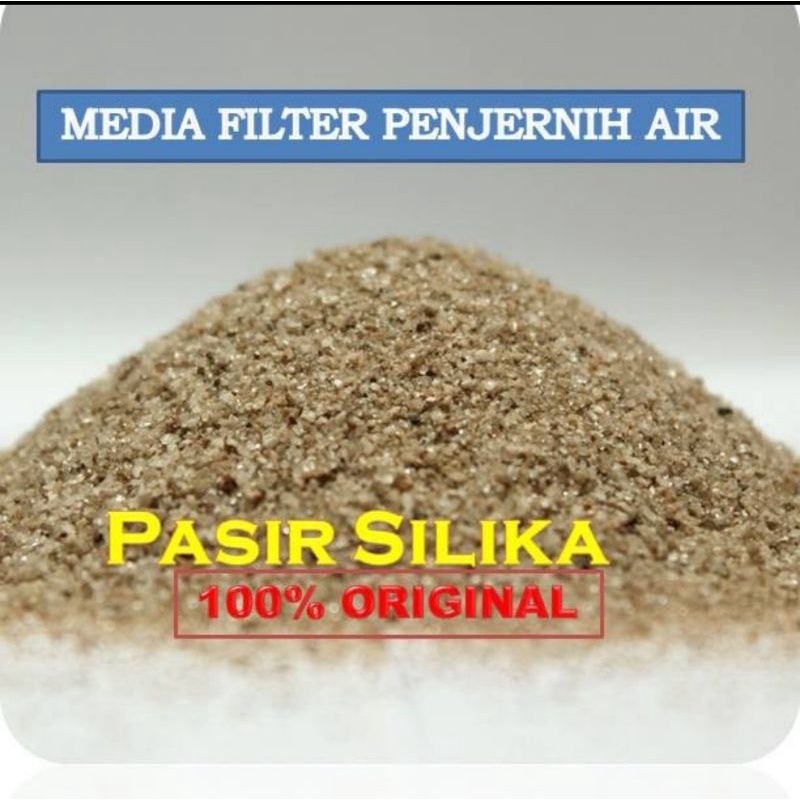 pasir silika media aquarium untuk penjernih air