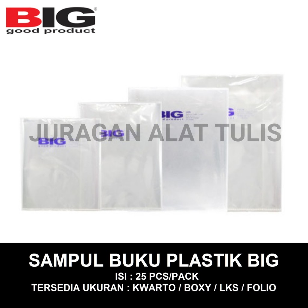 Jual SAMPUL BUKU PLASTIK BENING / COVER BUKU PLASTIK BENING BIG