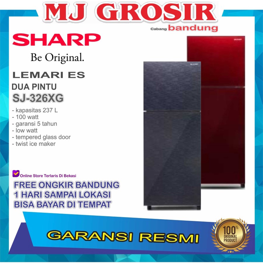 Jual Kulkas Sharp Sj Xg Lemari Es Pintu Sj Xg Sj Xg Shine