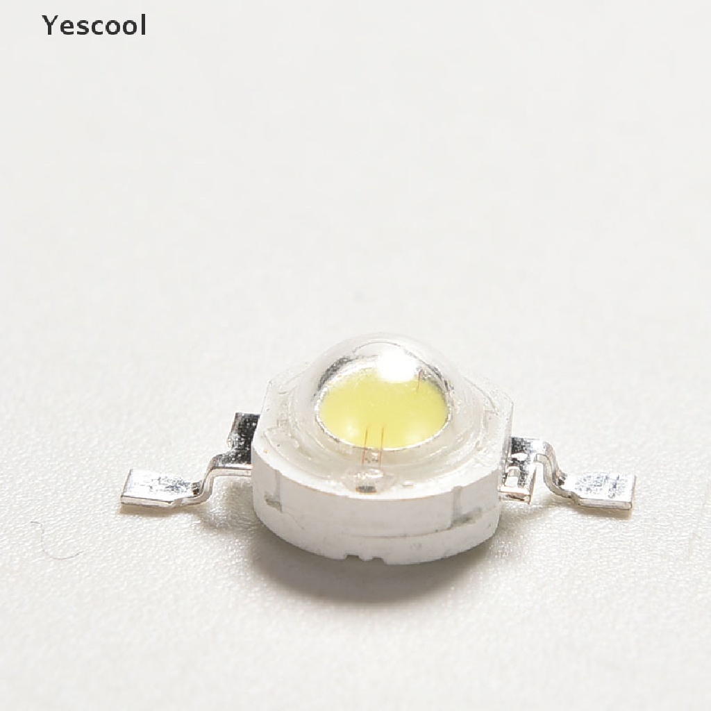 Yescool 10PCS 1W Pure White SMD LED Beads .