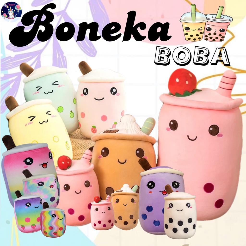 Boneka Boba Brown Sugar Milk Tea Premium Import