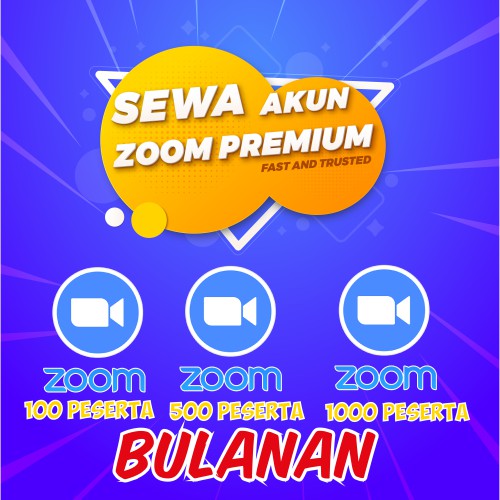 ZOOM MEETING PRO 100 500 1000 PESERTA - 1 BULAN UNLIMITED ...