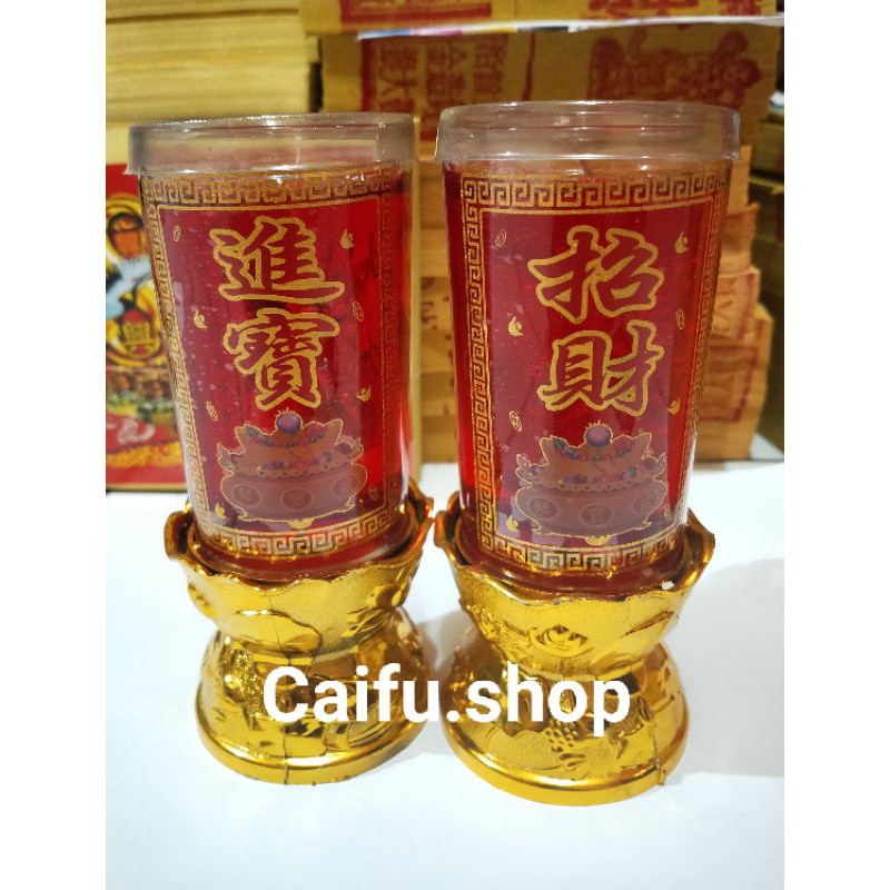 Lilin Jelly No.3 kati / Lilin Merah Sembahyang / Lilin sembahyang / Lilin Jeli / Lilin Jelly Agar